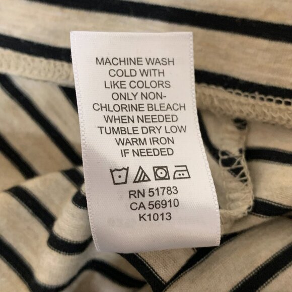 Maurices Skirt sz M Striped Pull on Maxi Long Length 39" - Picture 7 of 7